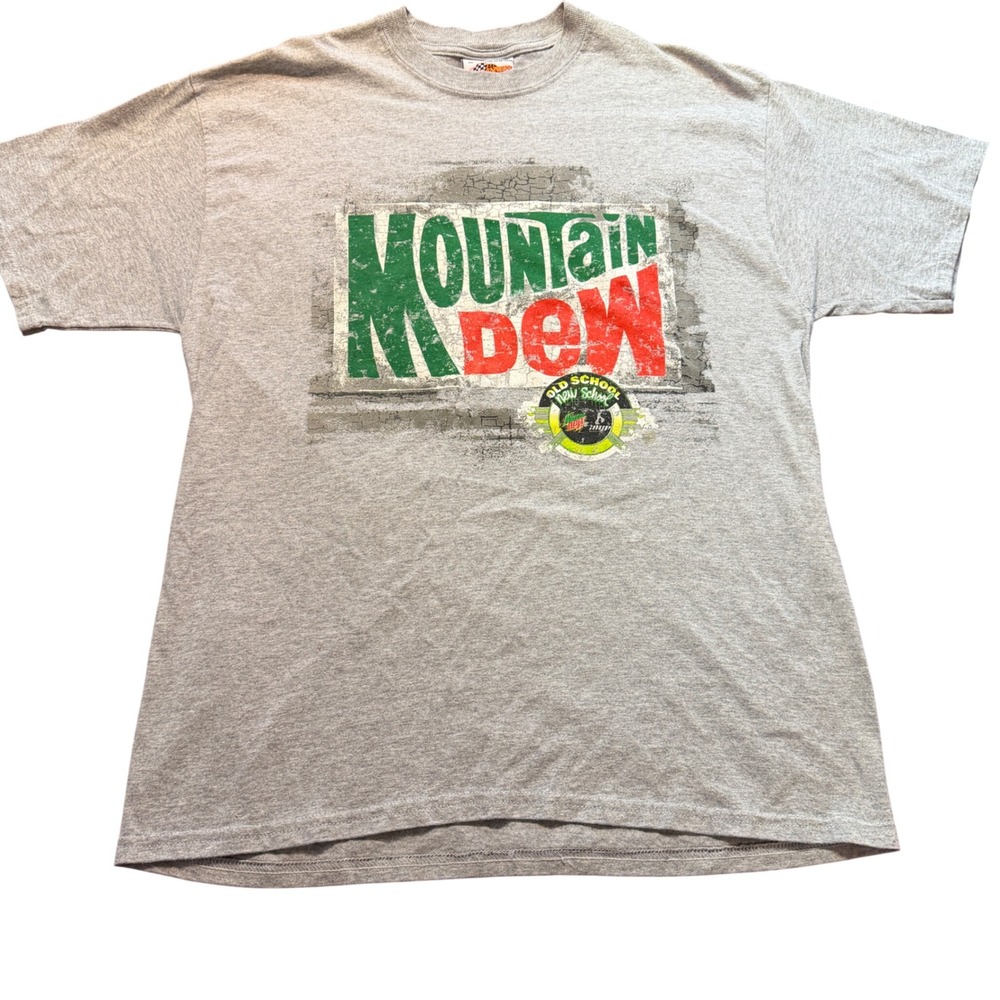 Mountain Dew Dale Earnhardt Jr T-Shirt NASCAR Racing Men's L‎ Winners Circle